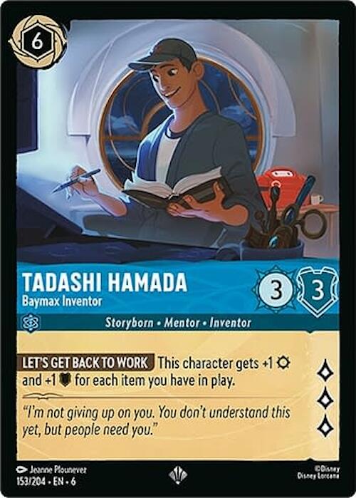 Tadashi Hamada - Baymax Inventor (153/204) [Azurite Sea] | Eastridge Sports Cards & Games