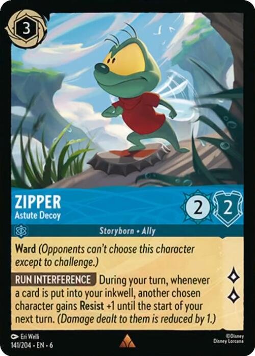Zipper - Astute Decoy (141/204) [Azurite Sea] | Eastridge Sports Cards & Games