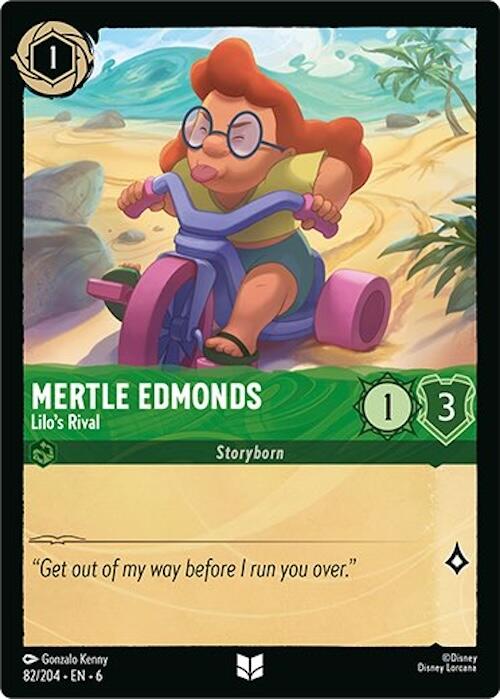 Mertle Edmonds - Lilo's Rival (82/204) [Azurite Sea] | Eastridge Sports Cards & Games