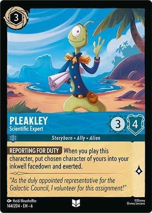 Pleakley - Scientific Expert (144/204) [Azurite Sea] | Eastridge Sports Cards & Games