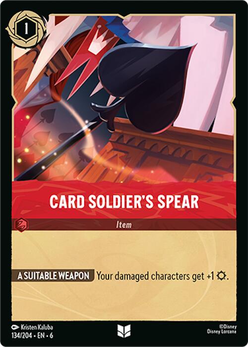 Card Soldier's Spear (134/204) [Azurite Sea] | Eastridge Sports Cards & Games
