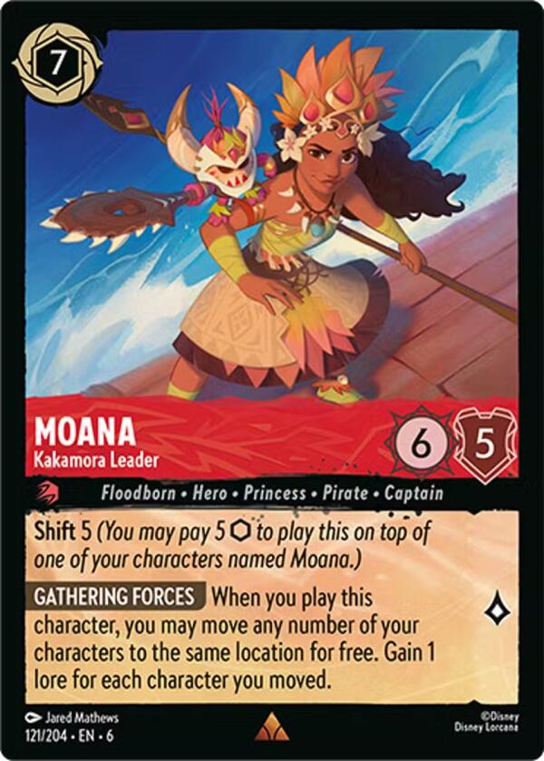 Moana - Kakamora Leader (121/204) [Azurite Sea] | Eastridge Sports Cards & Games