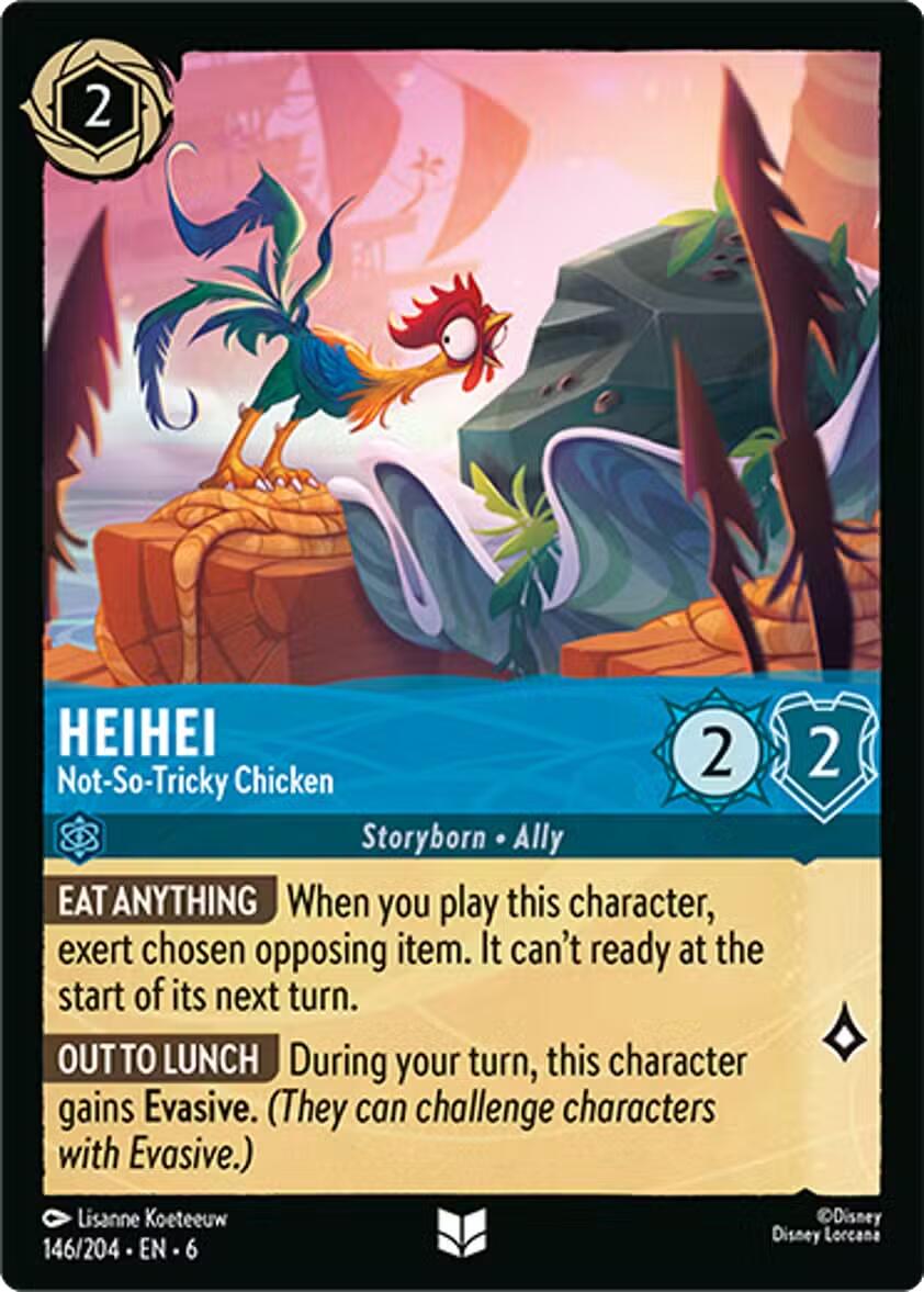 HeiHei - Not-So-Tricky Chicken (146/204) [Azurite Sea] | Eastridge Sports Cards & Games