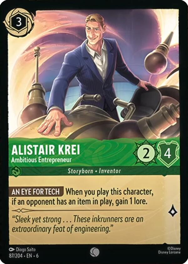 Alistair Krei - Ambitious Entrepreneur (87/204) [Azurite Sea] | Eastridge Sports Cards & Games