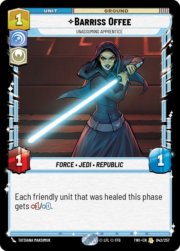 Barriss Offee - Unassuming Apprentice (042/257) (042/257) [Twilight of the Republic] | Eastridge Sports Cards & Games