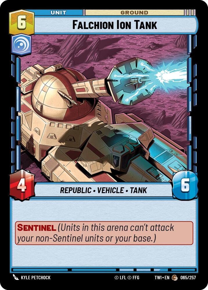 Falchion Ion Tank (065/257) (065/257) [Twilight of the Republic] | Eastridge Sports Cards & Games