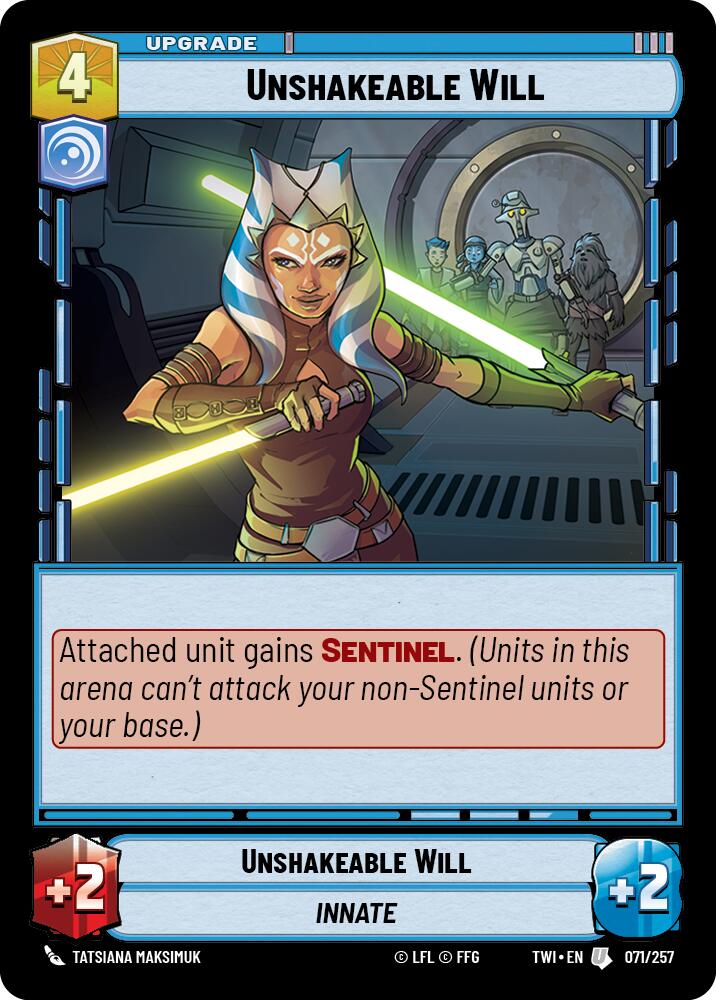 Unshakeable Will (071/257) (071/257) [Twilight of the Republic] | Eastridge Sports Cards & Games