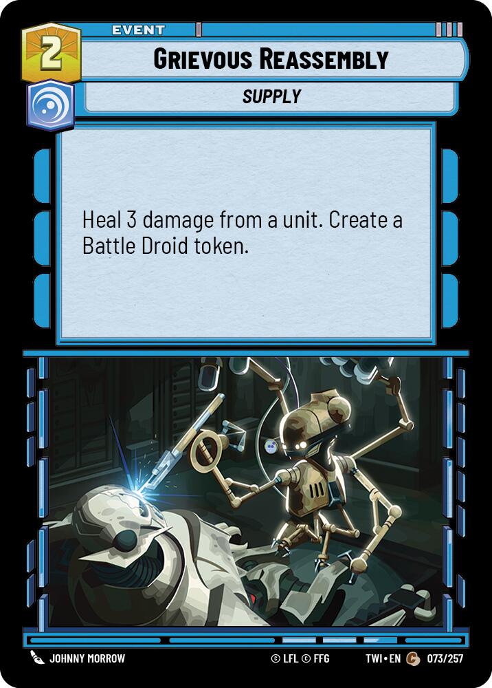 Grievous Reassembly (073/257) (073/257) [Twilight of the Republic] | Eastridge Sports Cards & Games