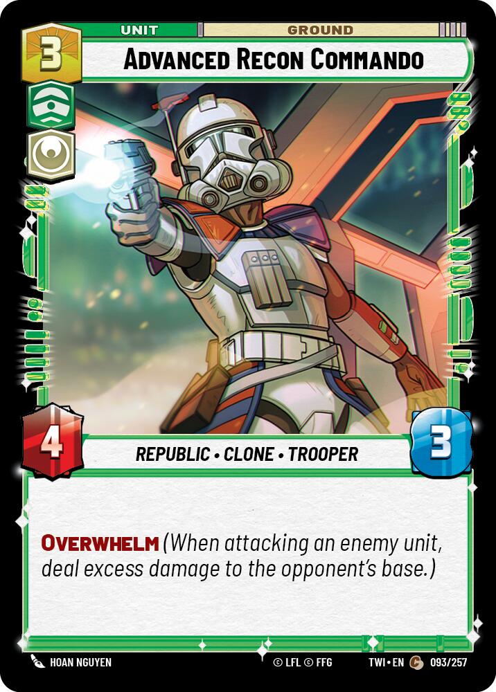 Advanced Recon Commando (093/257) (093/257) [Twilight of the Republic] | Eastridge Sports Cards & Games