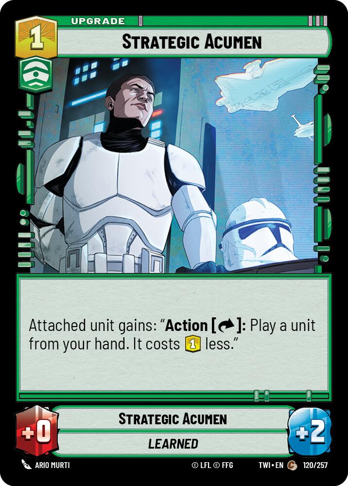 Strategic Acumen (120/257) (120/257) [Twilight of the Republic] | Eastridge Sports Cards & Games