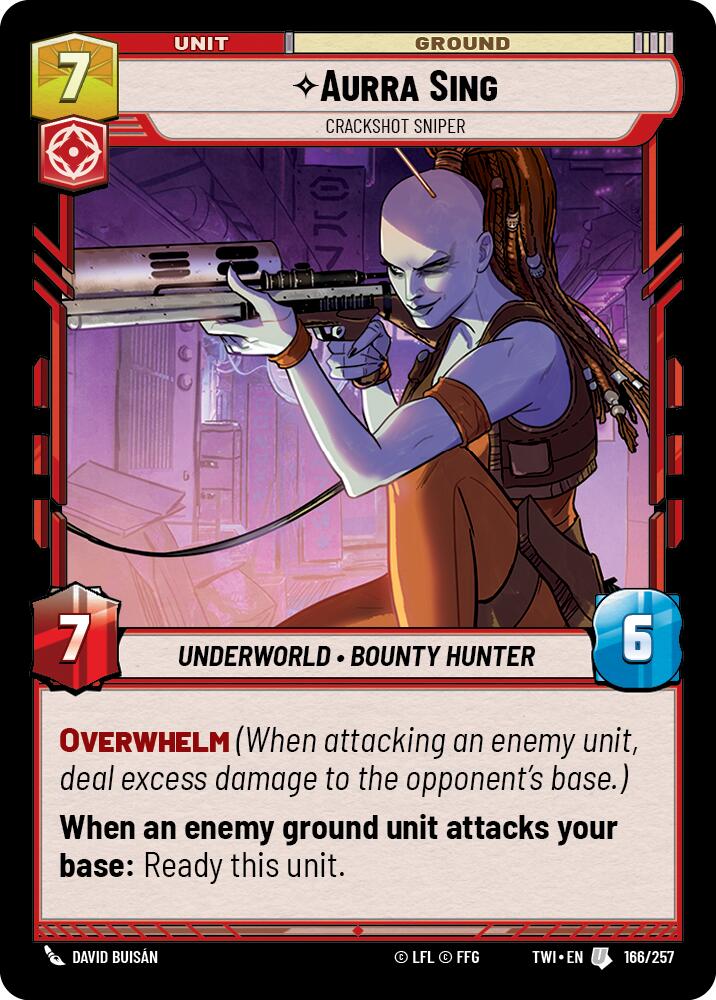 Aurra Sing - Crackshot Sniper (166/257) (166/257) [Twilight of the Republic] | Eastridge Sports Cards & Games