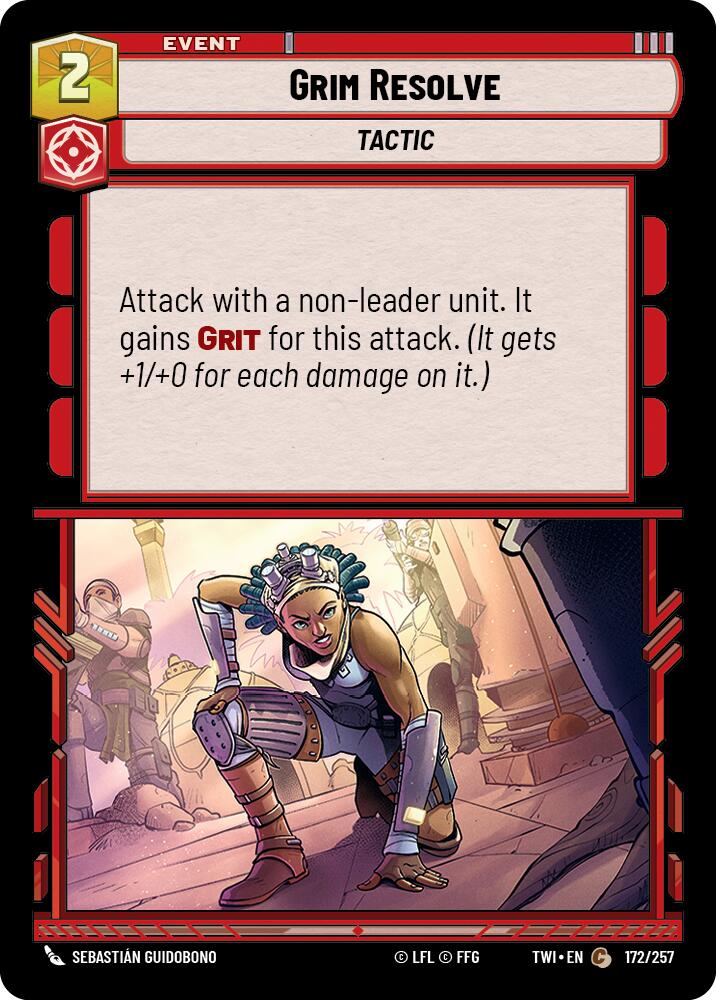 Grim Resolve (172/257) (172/257) [Twilight of the Republic] | Eastridge Sports Cards & Games