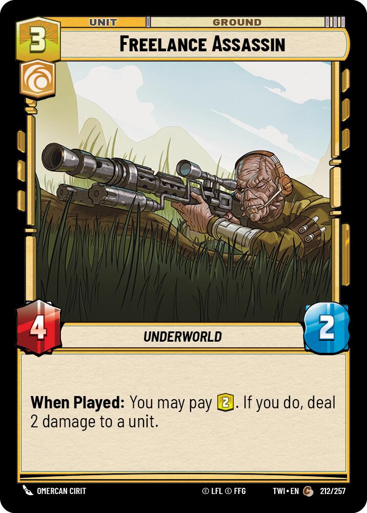 Freelance Assassin (212/257) (212/257) [Twilight of the Republic] | Eastridge Sports Cards & Games