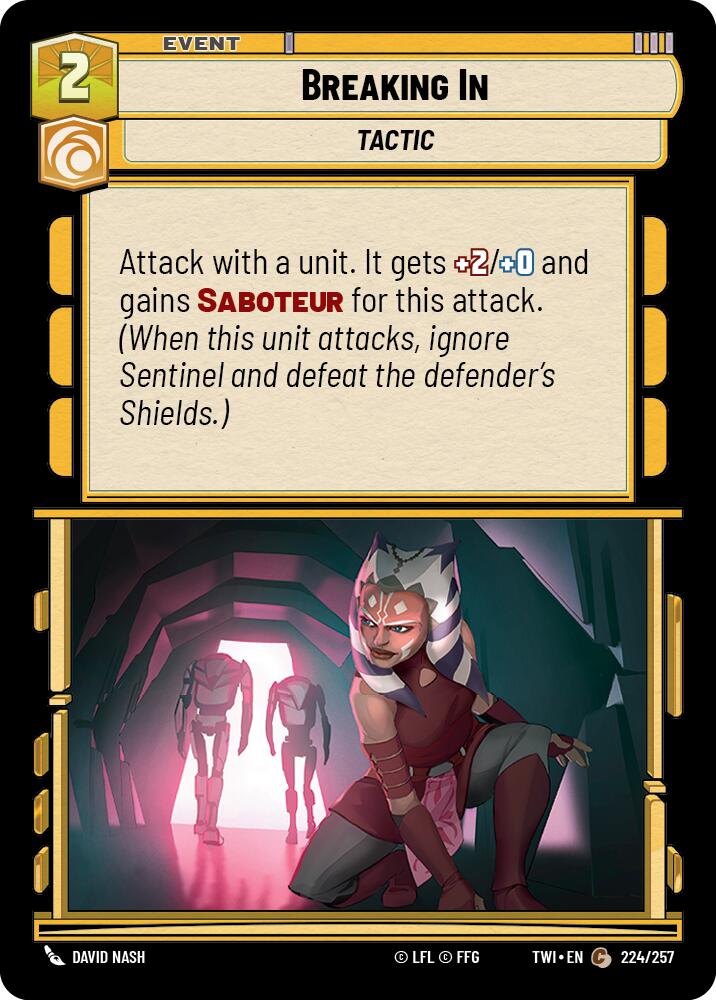 Breaking In (224/257) (224/257) [Twilight of the Republic] | Eastridge Sports Cards & Games
