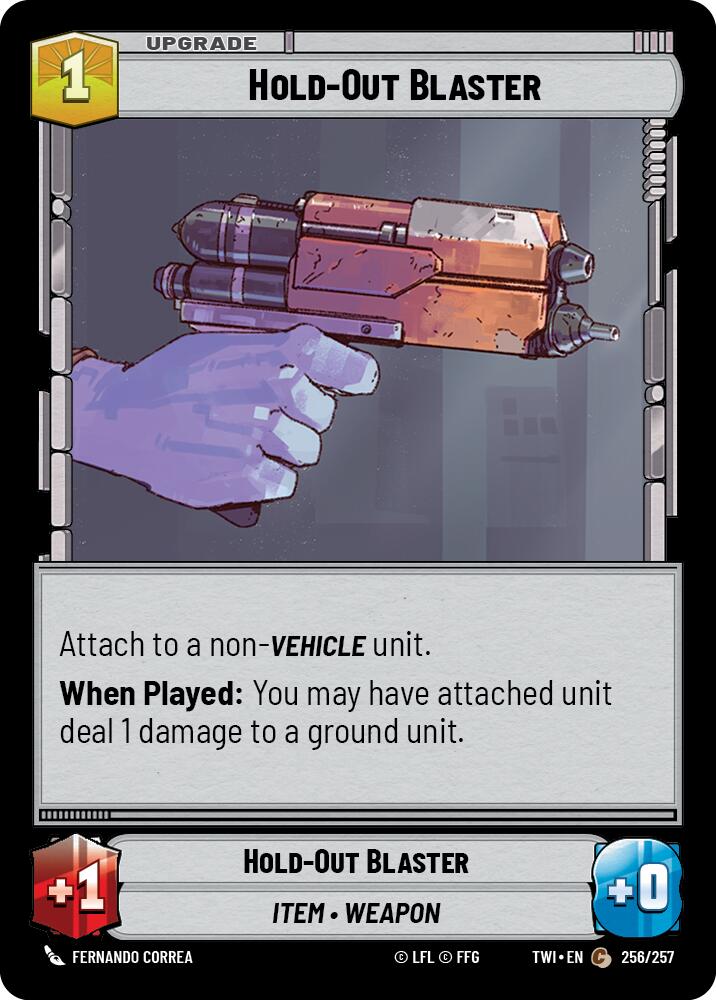 Hold-Out Blaster (256/257) (256/257) [Twilight of the Republic] | Eastridge Sports Cards & Games