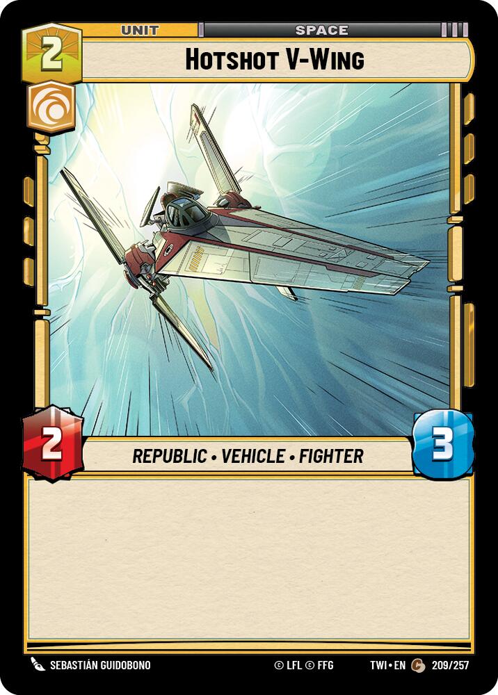 Hotshot V-Wing (209/257) (209/257) [Twilight of the Republic] | Eastridge Sports Cards & Games
