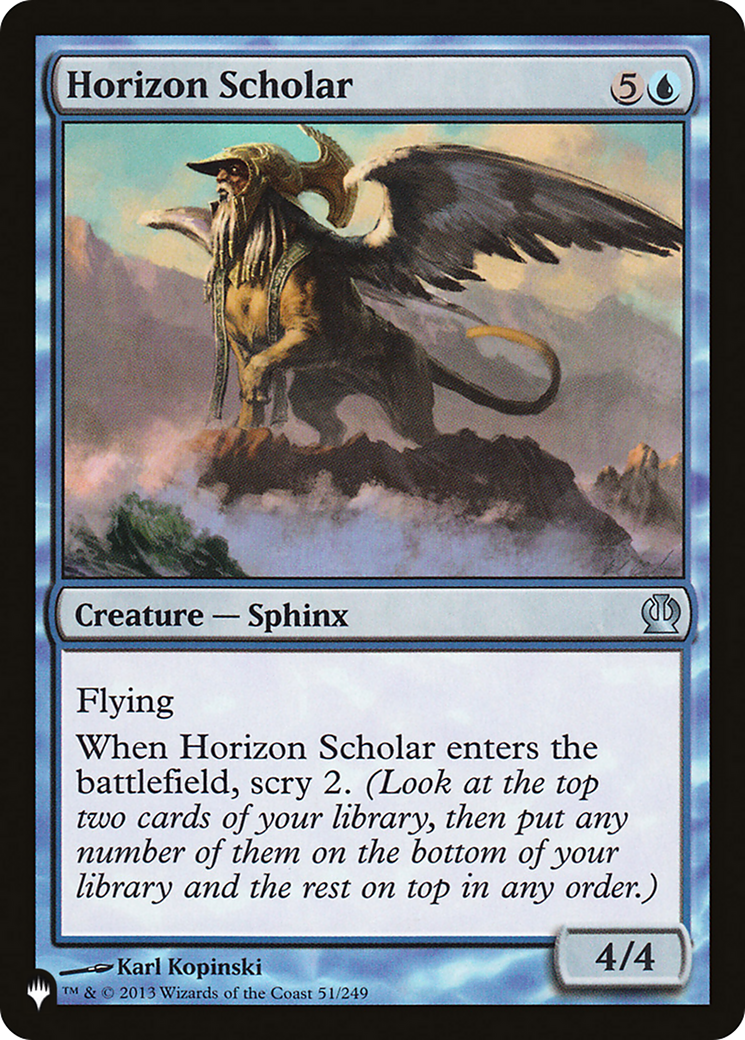 Horizon Scholar [The List] | Eastridge Sports Cards & Games