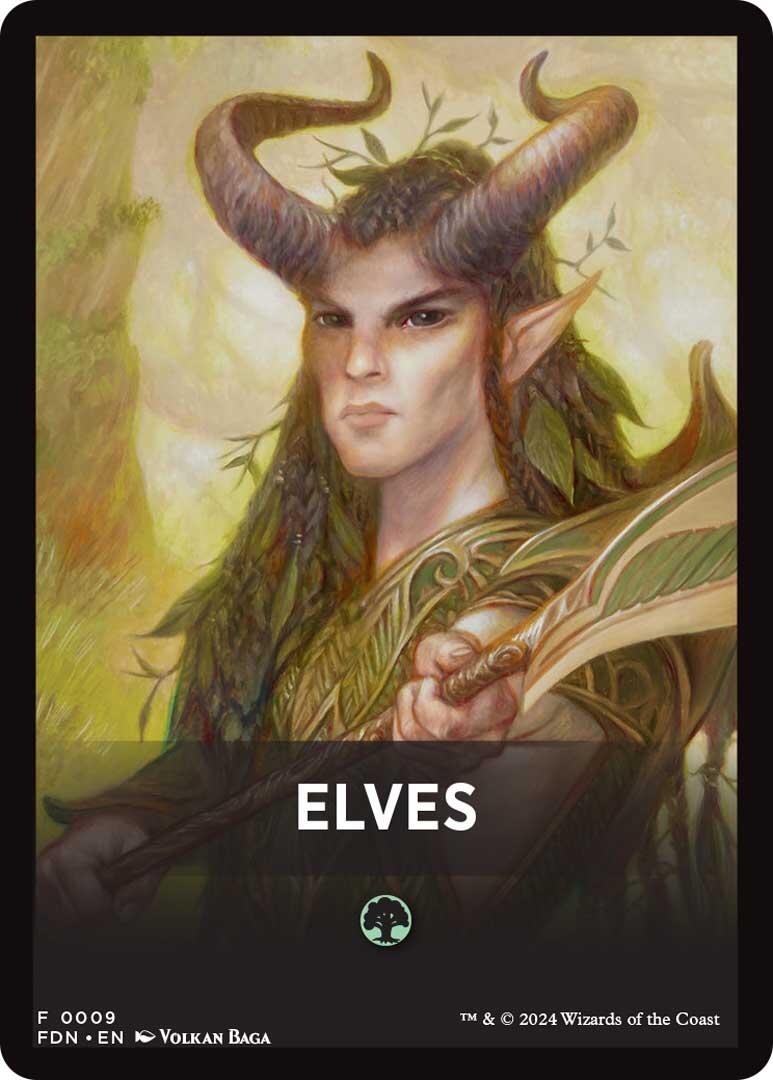 Elves Theme Card [Foundations Tokens] | Eastridge Sports Cards & Games