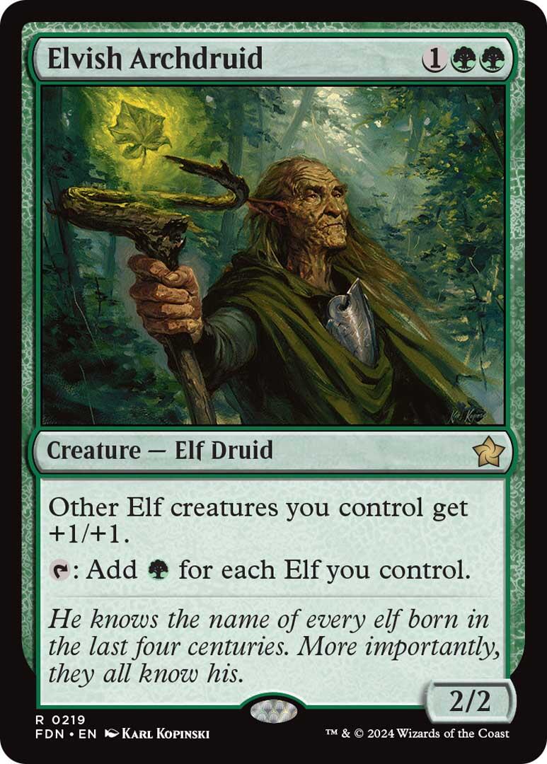 Elvish Archdruid [Foundations] | Eastridge Sports Cards & Games