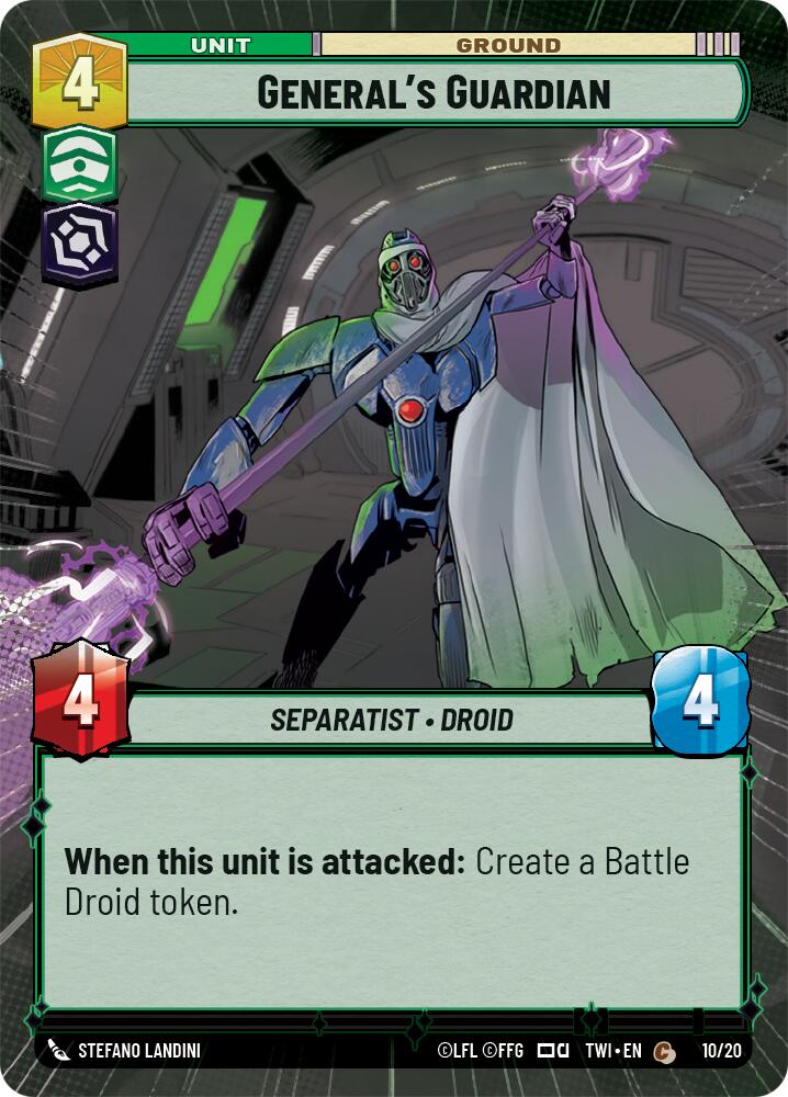 General's Guardian (10) (Hyperspace) (10) [Twilight of the Republic] | Eastridge Sports Cards & Games