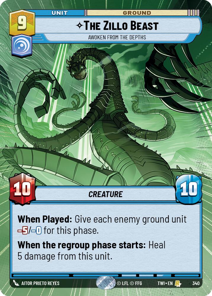 The Zillo Beast - Awoken From The Depths (340) (Hyperspace) (340) [Twilight of the Republic] | Eastridge Sports Cards & Games