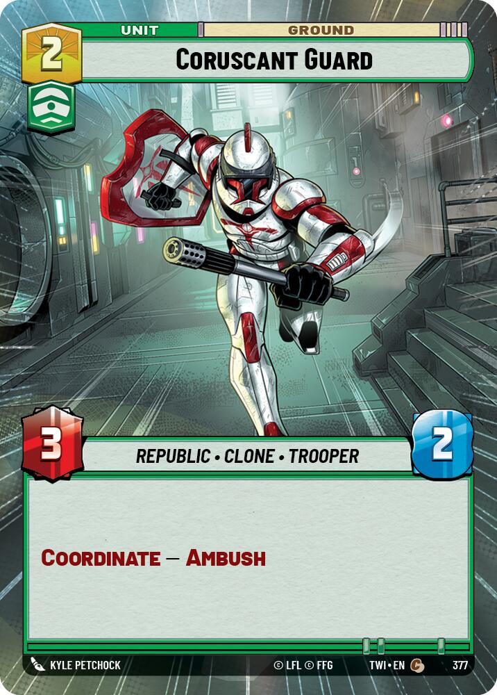 Coruscant Guard (377) (Hyperspace) (377) [Twilight of the Republic] | Eastridge Sports Cards & Games