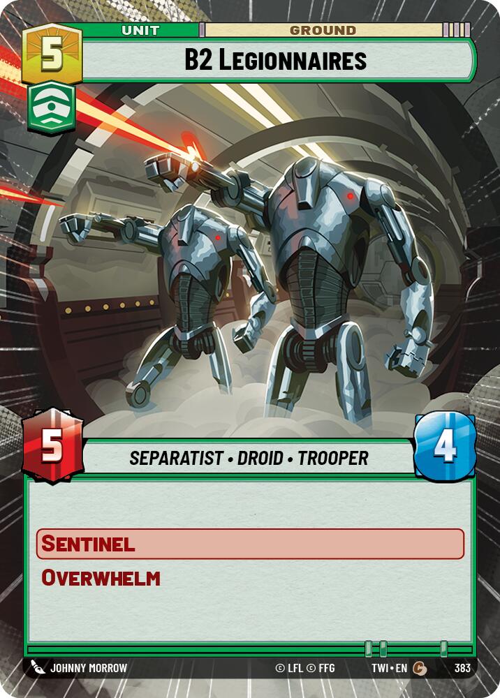B2 Legionnaires (383) (Hyperspace) (383) [Twilight of the Republic] | Eastridge Sports Cards & Games