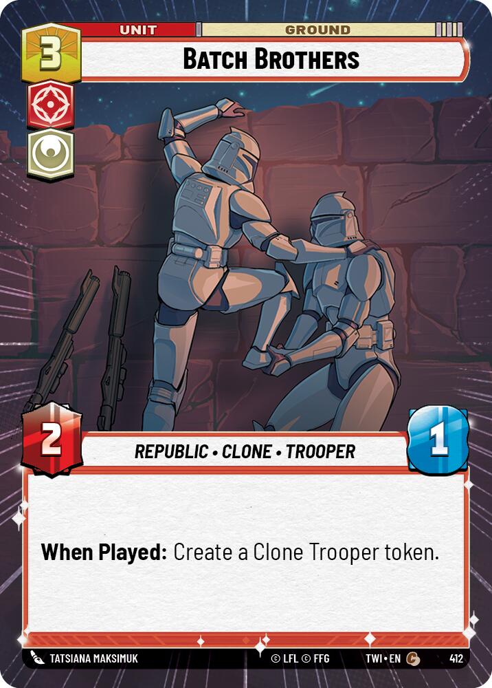 Batch Brothers (412) (Hyperspace) (412) [Twilight of the Republic] | Eastridge Sports Cards & Games