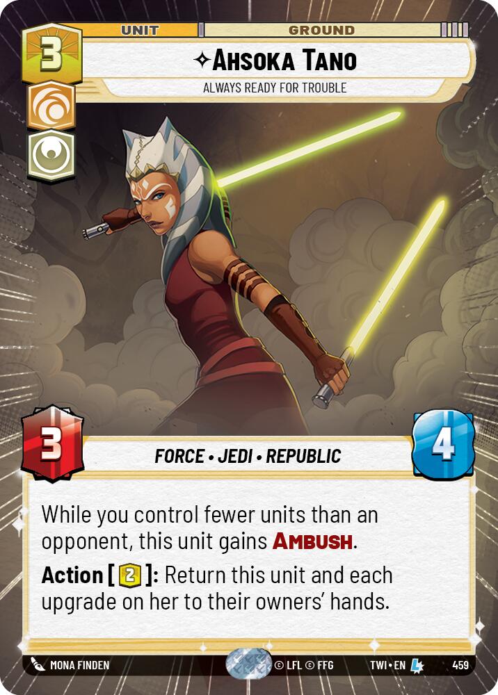 Ahsoka Tano - Always Ready For Trouble (459) (Hyperspace) (459) [Twilight of the Republic] | Eastridge Sports Cards & Games