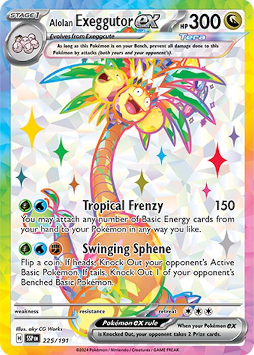 Alolan Exeggutor ex (225/191) [Scarlet & Violet: Surging Sparks] | Eastridge Sports Cards & Games