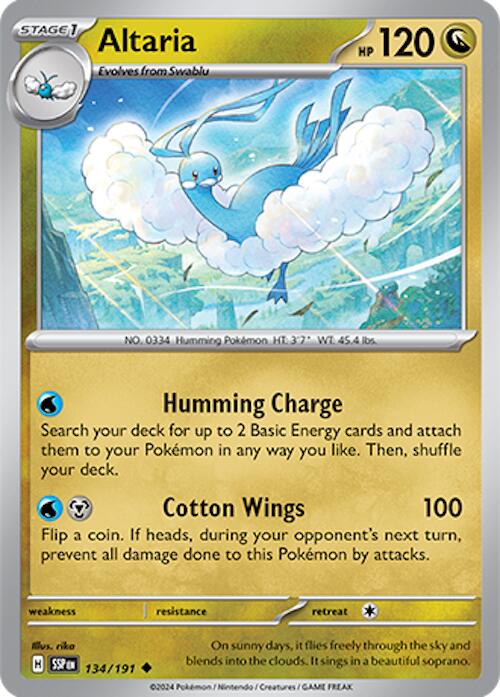 Altaria (134/191) [Scarlet & Violet: Surging Sparks] | Eastridge Sports Cards & Games