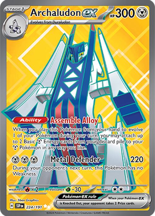 Archaludon ex (224/191) [Scarlet & Violet: Surging Sparks] | Eastridge Sports Cards & Games