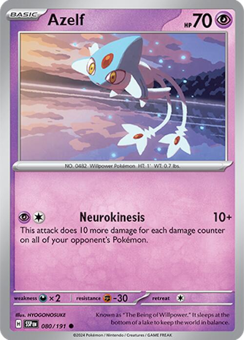 Azelf (080/191) [Scarlet & Violet: Surging Sparks] | Eastridge Sports Cards & Games