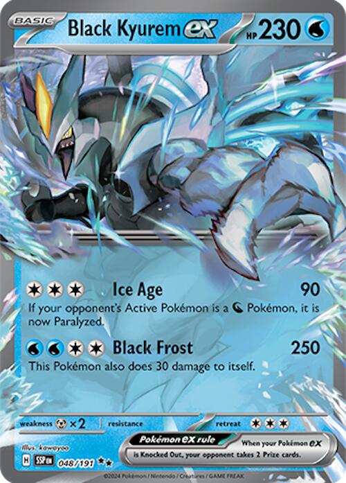 Black Kyurem ex (048/191) [Scarlet & Violet: Surging Sparks] | Eastridge Sports Cards & Games