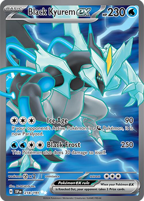 Black Kyurem ex (218/191) [Scarlet & Violet: Surging Sparks] | Eastridge Sports Cards & Games