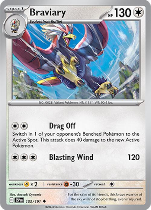 Braviary (153/191) [Scarlet & Violet: Surging Sparks] | Eastridge Sports Cards & Games