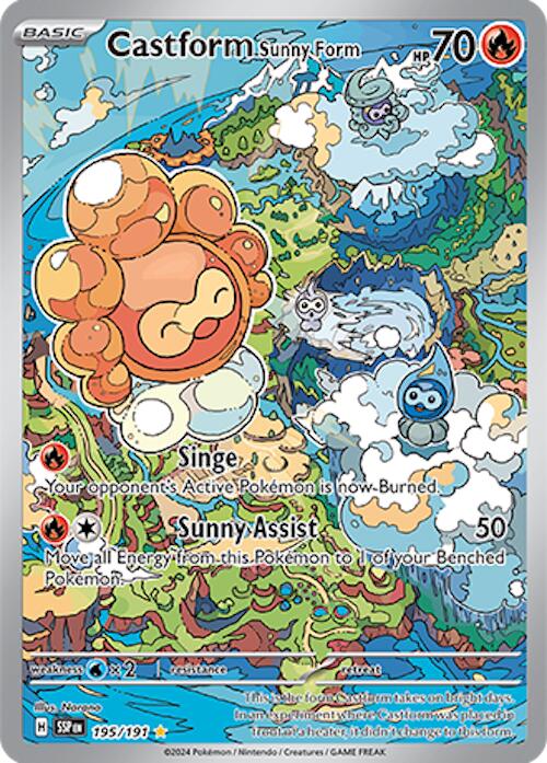 Castform Sunny Form (195/191) [Scarlet & Violet: Surging Sparks] | Eastridge Sports Cards & Games