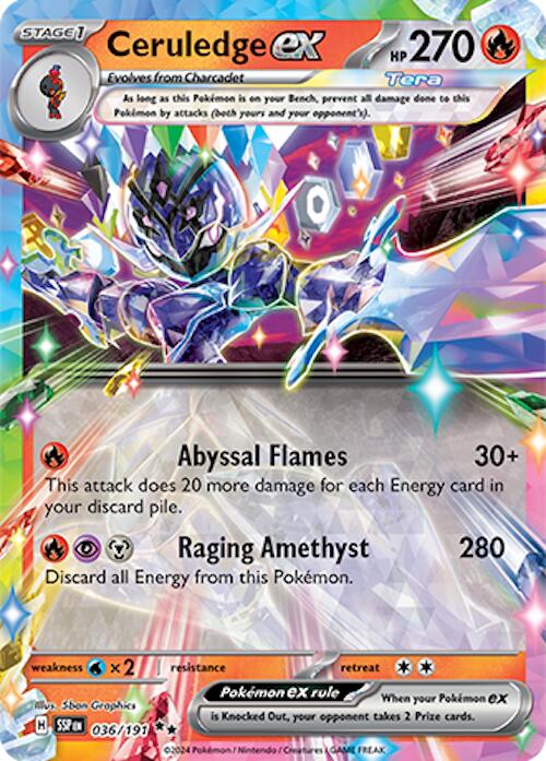 Ceruledge ex (036/191) [Scarlet & Violet: Surging Sparks] | Eastridge Sports Cards & Games