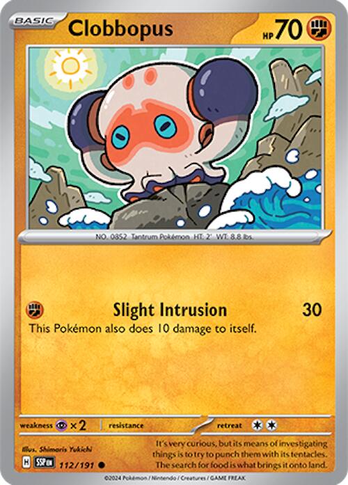 Clobbopus (112/191) [Scarlet & Violet: Surging Sparks] | Eastridge Sports Cards & Games