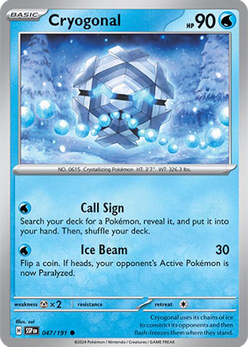 Cryogonal (047/191) [Scarlet & Violet: Surging Sparks] | Eastridge Sports Cards & Games