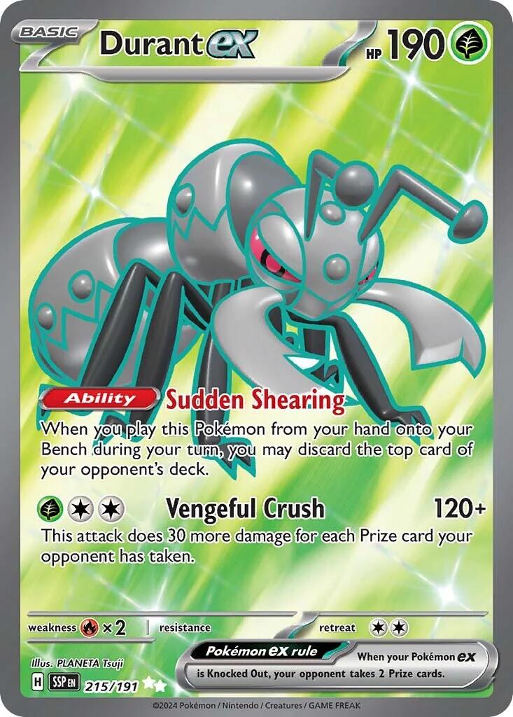 Durant ex (215/191) [Scarlet & Violet: Surging Sparks] | Eastridge Sports Cards & Games