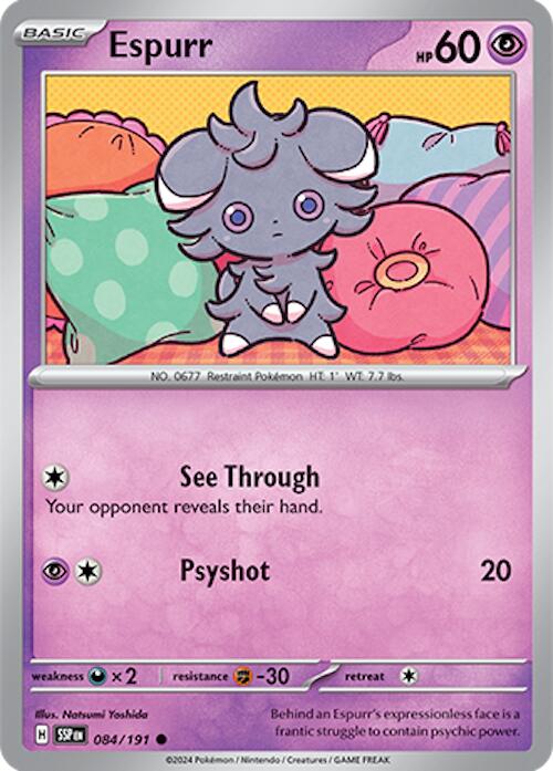 Espurr (084/191) [Scarlet & Violet: Surging Sparks] | Eastridge Sports Cards & Games