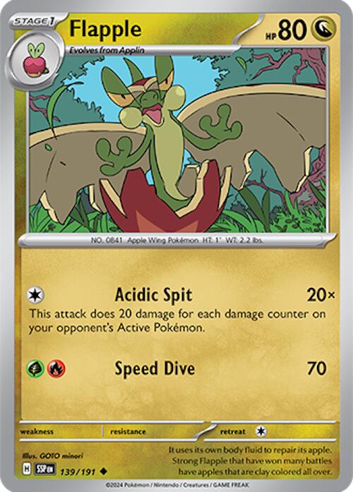 Flapple (139/191) [Scarlet & Violet: Surging Sparks] | Eastridge Sports Cards & Games