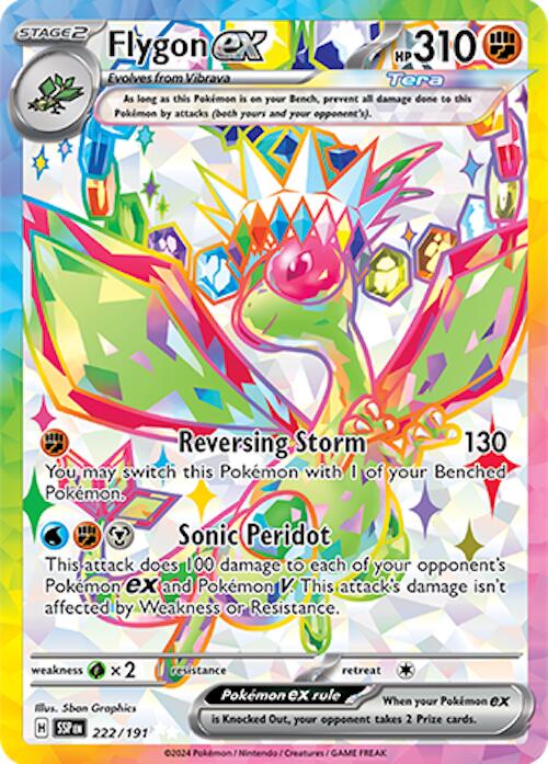 Flygon ex (222/191) [Scarlet & Violet: Surging Sparks] | Eastridge Sports Cards & Games