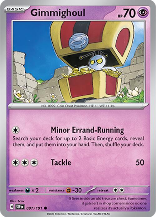 Gimmighoul (097/191) [Scarlet & Violet: Surging Sparks] | Eastridge Sports Cards & Games