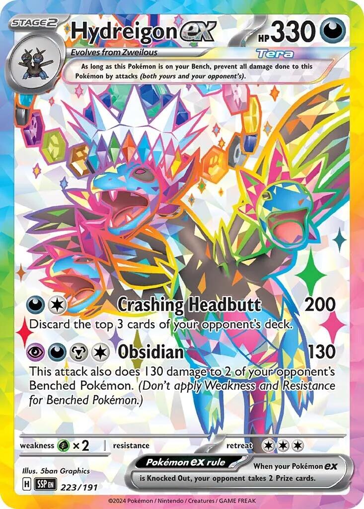 Hydreigon ex (223/191) [Scarlet & Violet: Surging Sparks] | Eastridge Sports Cards & Games