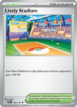 Lively Stadium (180/191) [Scarlet & Violet: Surging Sparks] | Eastridge Sports Cards & Games