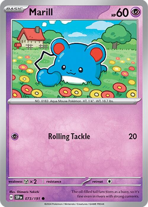 Marill (073/191) [Scarlet & Violet: Surging Sparks] | Eastridge Sports Cards & Games