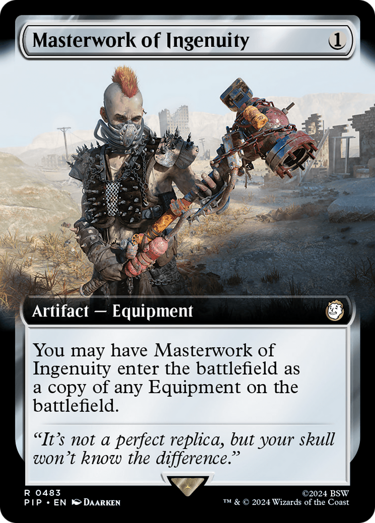 Masterwork of Ingenuity (Extended Art) [Fallout] | Eastridge Sports Cards & Games