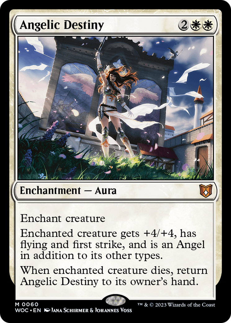 Angelic Destiny [Wilds of Eldraine Commander] | Eastridge Sports Cards & Games